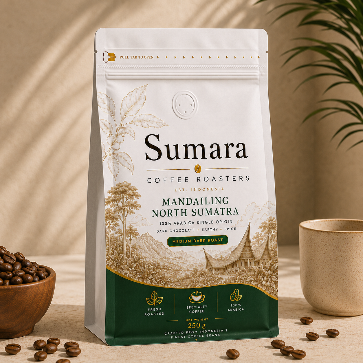 Mandailing North Sumatra | 100% Arabica Single Origin