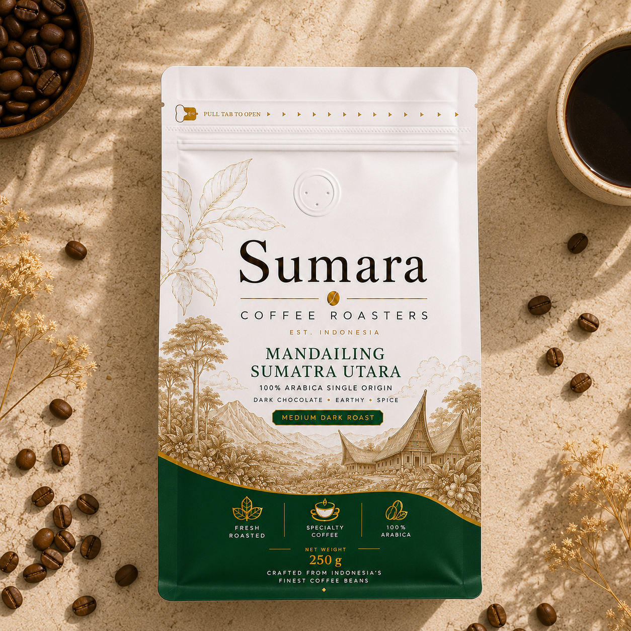 Mandailing North Sumatra | 100% Arabica Single Origin
