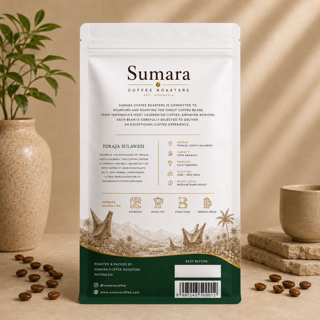 Toraja Sulawesi | 100% Arabica Single Origin