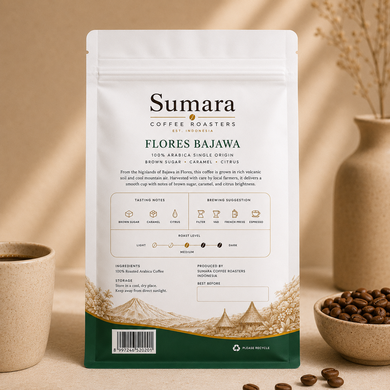 Flores Bajawa | Single Origin Arabica Coffee