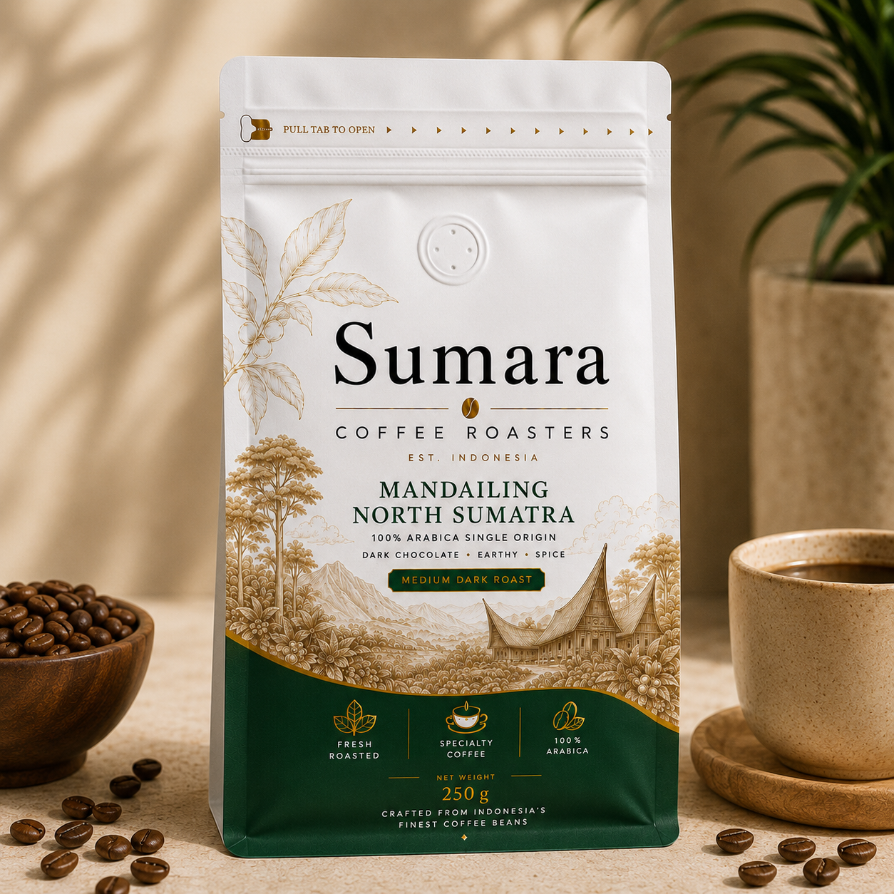 Mandailing North Sumatra | 100% Arabica Single Origin